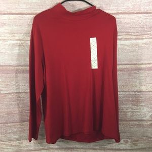 St Johns Bay Woman’s Mock turtle neck top